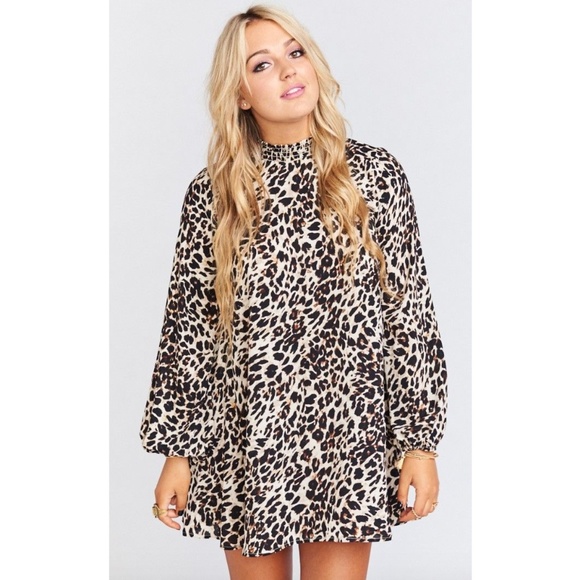 Show Me Your MuMu Dresses & Skirts - SMYM Junebug Bell Cheetah Print Dress, Sz M